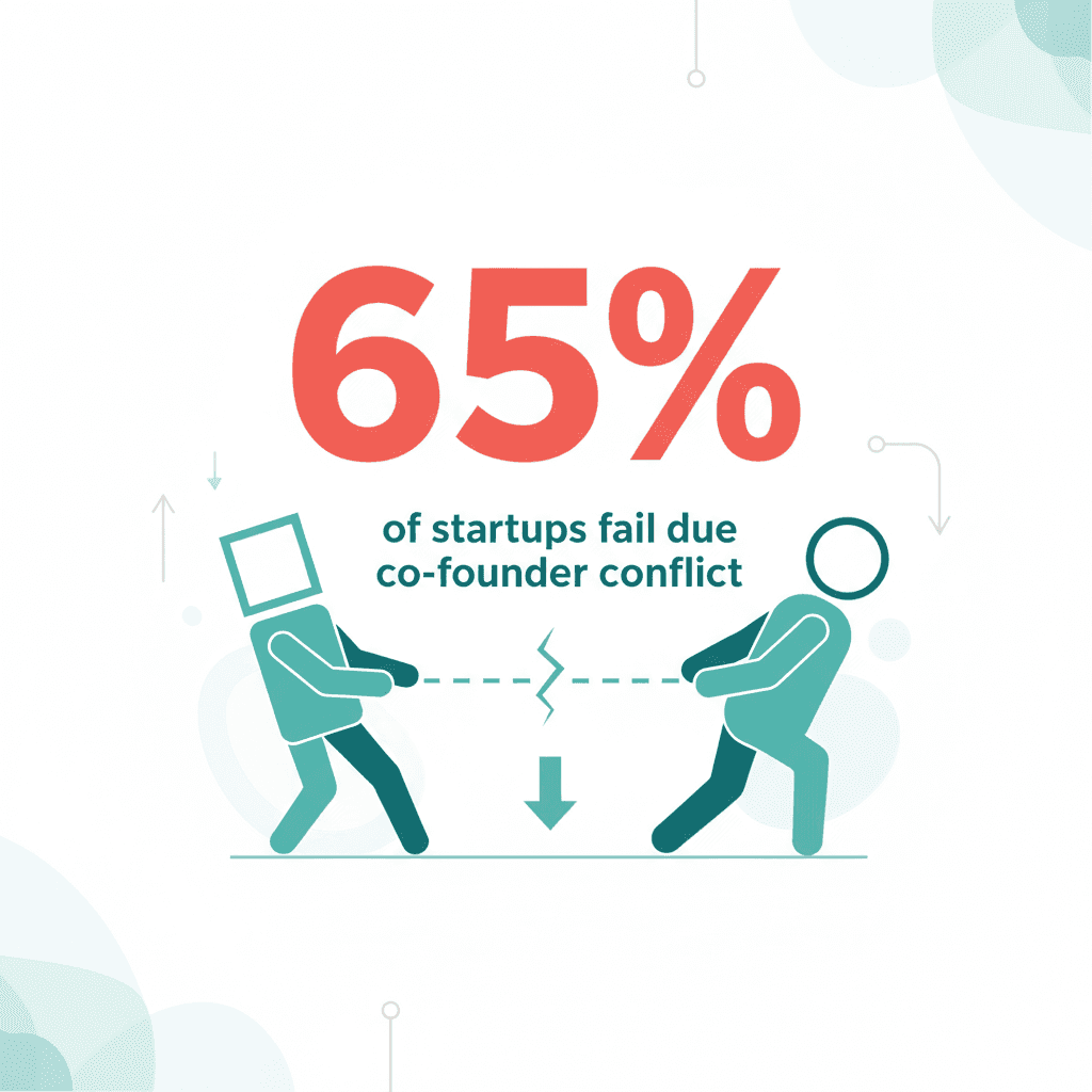 65% din startup-uri eșuează din cauza conflictelor între cofondatori