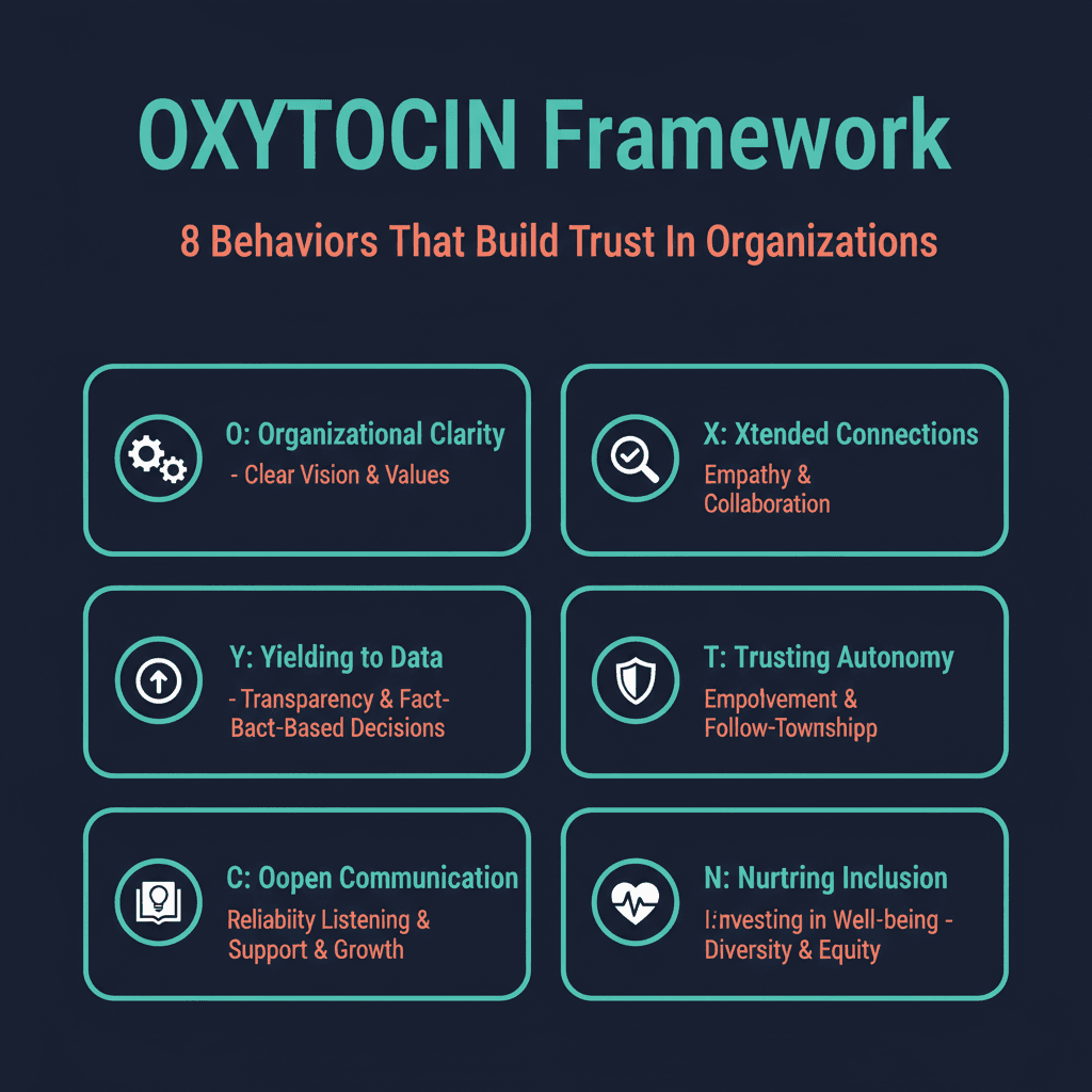 Cadrul OXYTOCIN — 8 comportamente pentru construirea încrederii